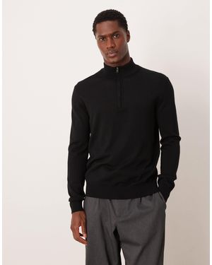 Mango – pullover aus reiner wolle - Schwarz