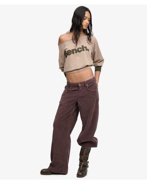 Bench x Superdry & Co Bardot Oversized Sweatshirt - White