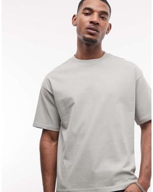 Weekday Boxy Oversized Fit T-shirt - Grey