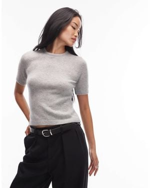 & Other Stories Top en maille fine - Blanc