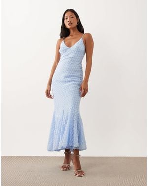 ASOS Asos design petite – asymmetrisches trägerkleid - Blau