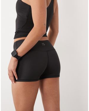4505 Active 3 Inch Booty Shorts - Black