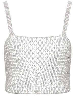 Bluebella Elsa Diamond Lattice Cami - White