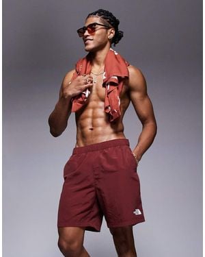 The North Face W Logo Swimming Shorts - Red