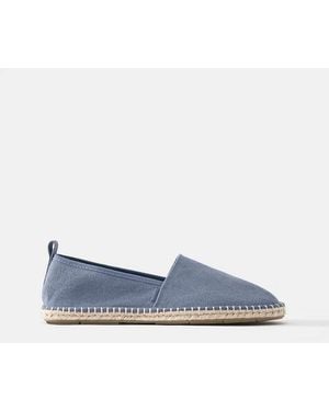 Pull&Bear Espadrilles Van Jute - Blauw