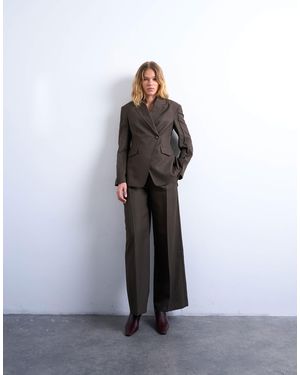 TOPSHOP – asymmetrischer wickelblazer - Grau
