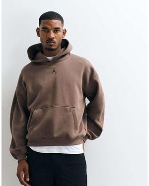 Nike Chest Logo Oversized Heavyweight Hoodie - Grey