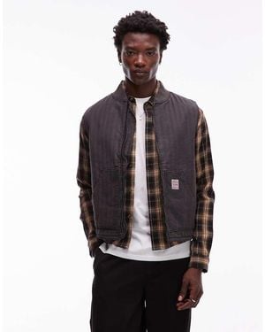Levi's Workwear Capsule Sansome Double Duty Gilet Vest - Blue