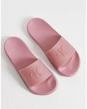 Calvin Klein Jeans Essential Logo Slides - Pink