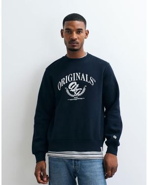 Jack & Jones Varsity Logo Sweatshirt - Blue