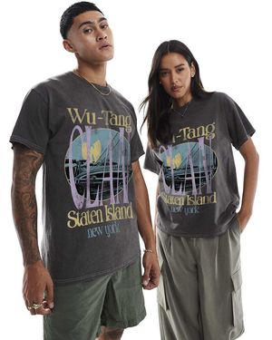PRNT X Wu-Tang Clan Staten Island Relaxed Fit T-Shirt - Black