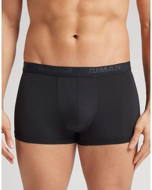 Intimissimi Microfibre Boxers With Logo - Black