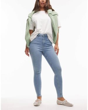 Topshop Hourglass Jamie High Skinny Jean - Blue