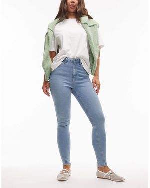 Topshop Hourglass – jamie – skinny-jeans - Blau