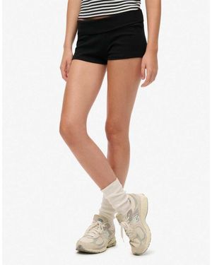 Superdry Athletic Essentials Fold Over Short - Black