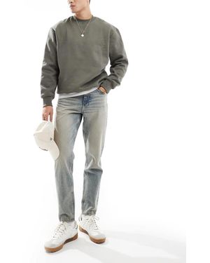 ASOS Jeans Affusolati Lavaggio Chiaro - Grigio