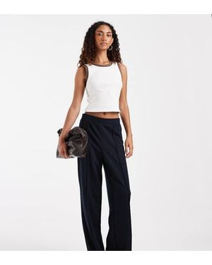 ONLY Broek Met Wijde Pijpen - Blauw