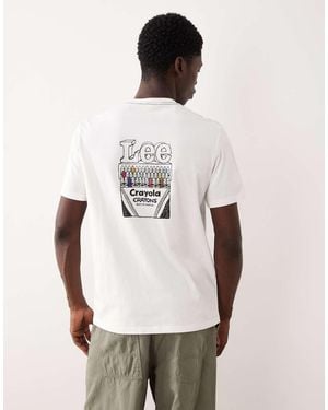 Lee Jeans X Crayola Back Print T-Shirt - Natural