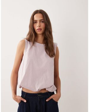 ASOS Oberteil mit ballonsaum - Pink