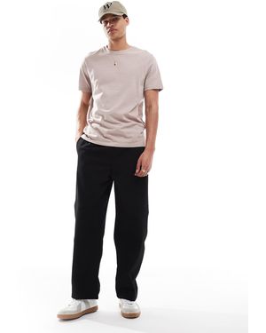 Bershka Side Panel Track Pants - Black