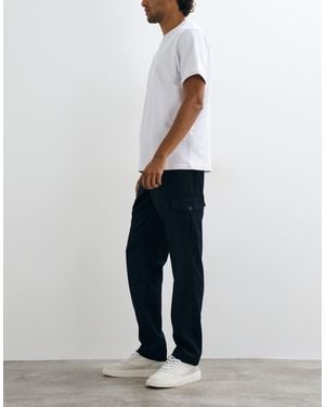Mango Utility Trouser - White