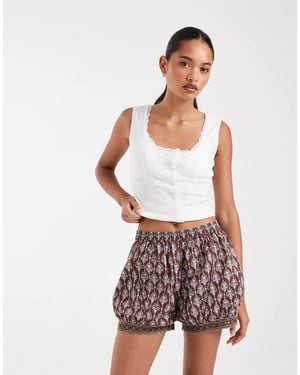 Free People Made You Blush Boxers - Purple