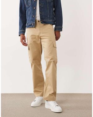 Mango Pantaloni Cargo Dritti - Blu