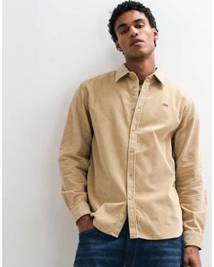 Lacoste Cord Overshirt - Natural