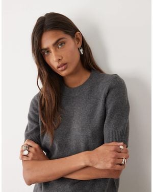 ASOS Baby Tee With Wool - Grey