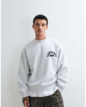 Carhartt Arch Script Logo Sweatshirt - Wit