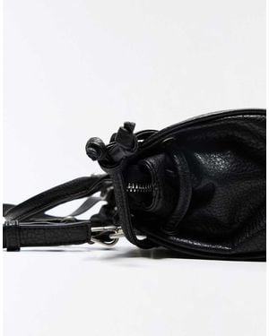 Bershka Mini Buckle Bag - Black
