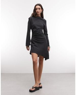 Weekday – halbtransparentes, langärmliges minikleid - Mehrfarbig