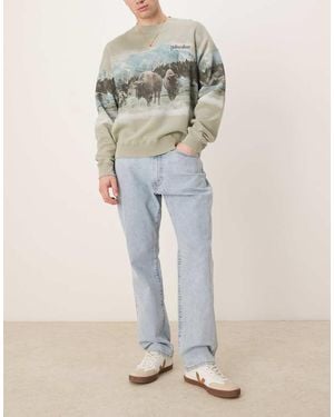 Abercrombie & Fitch Vaqueros Azules De Pernera Recta Con Athletic De