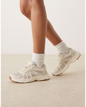 ASOS Divine Lace Up Sneakers - Natural