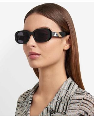 Missoni Sunglasses Square-Oval Sunglasses With Lenses - Black