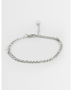 ASOS Figaro-Schakelarmband Van Waterbestendig Roestvrij Staal - Wit