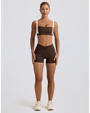 BO+TEE Bo+tee Ruched Mini Shorts - Multicolour