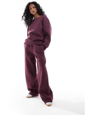 ASOS Cocoon Leg Trackies - Purple