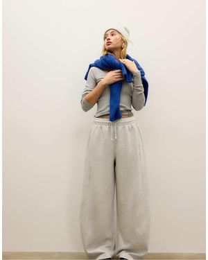 Stradivarius Super Barrel Jogger Trousers - Blue