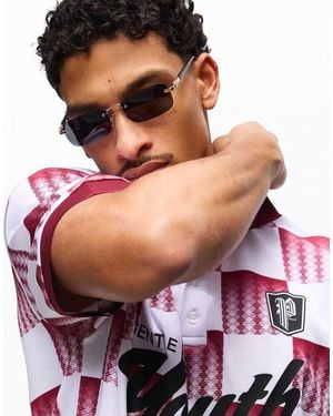 Bershka Rimless Sunglasses - Black