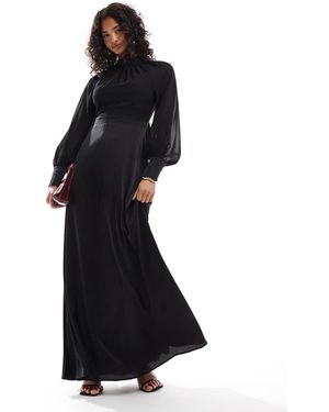 TFNC London Vestito Lungo 2 - Nero