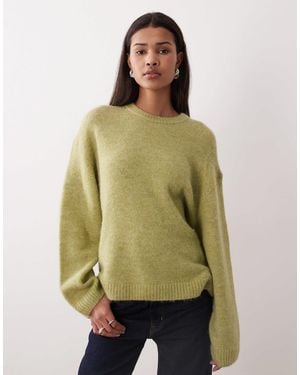 Gina Tricot – superweicher strickpullover - Grün