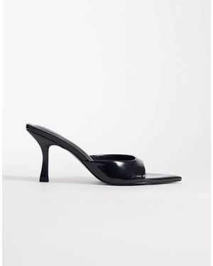 ASOS Hotline Pointed Toe Heeled Mules - Black