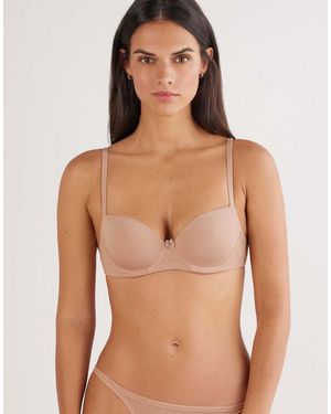 Intimissimi Sofia Ultralight Cotton Balconette Bra - Green