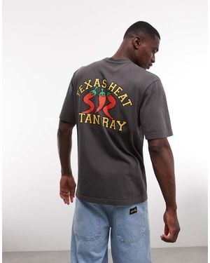 Stan Ray Chilli Graphic Back Print Short Sleeve T-shirt - Black