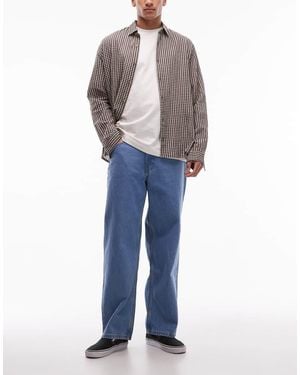 Vans Check-5 baggy Denim Jeans - Blue