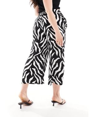 Yours Wide Leg Culottes - White