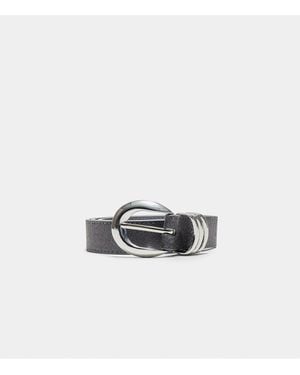 Stradivarius Gürtel mit schlangenprint - Weiß