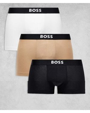 BOSS Boss One 3-Pack Trunks - Black