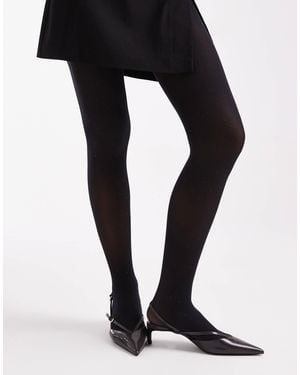 Pieces Glitter Polka Dot Tights - Black